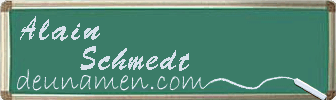 Alain Schmedt Visitenkarte